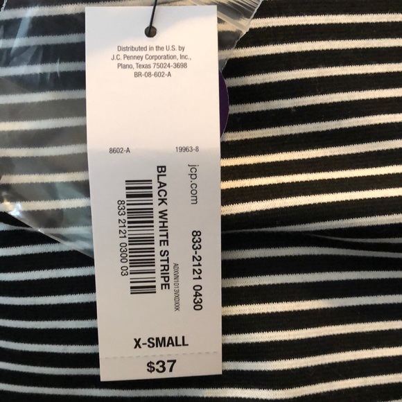 Black & White Striped Top - Picture 4 of 5